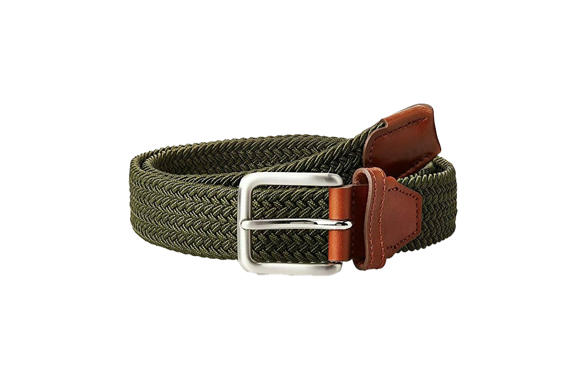 Jack And Jones Jacspring Woven Belt Noos Ζώνη Casual (12118114 FOREST NIGHT) Μαύρο